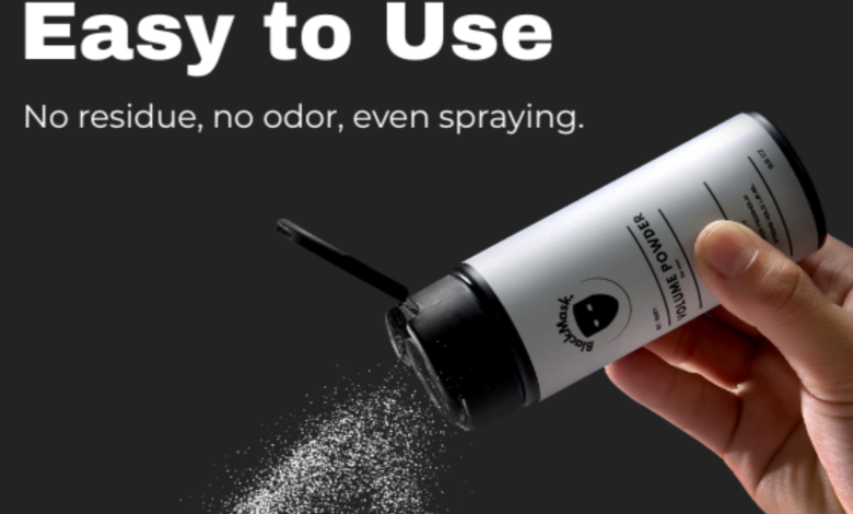 black mask texture powder